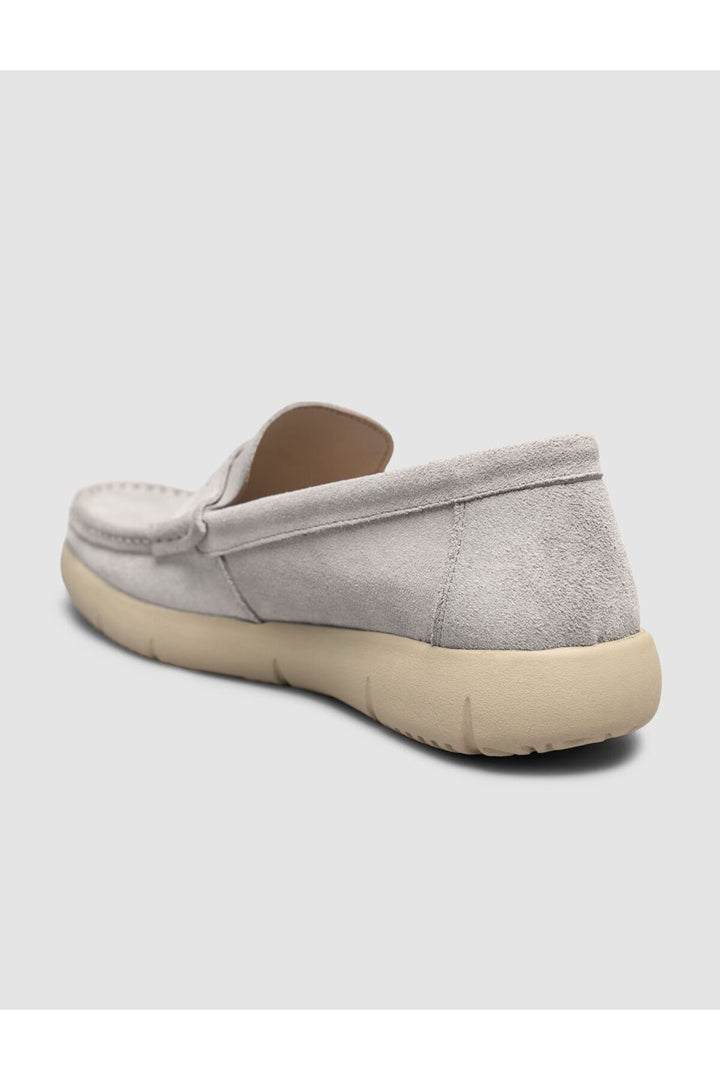 Cabani Shoes Chaussures Loafer pour Homme en Cuir Véritable Gris - Gris