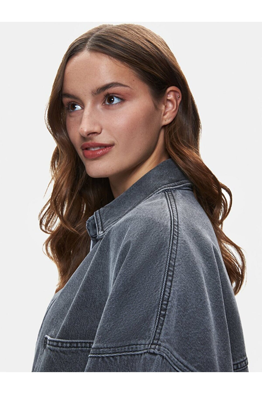 LTB Jeannıe Chemise en Jean Oversize - orta Gris_55802