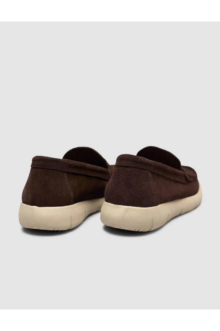 Cabani Shoes Chaussures Loafer pour hommes en cuir véritable marron - Marron