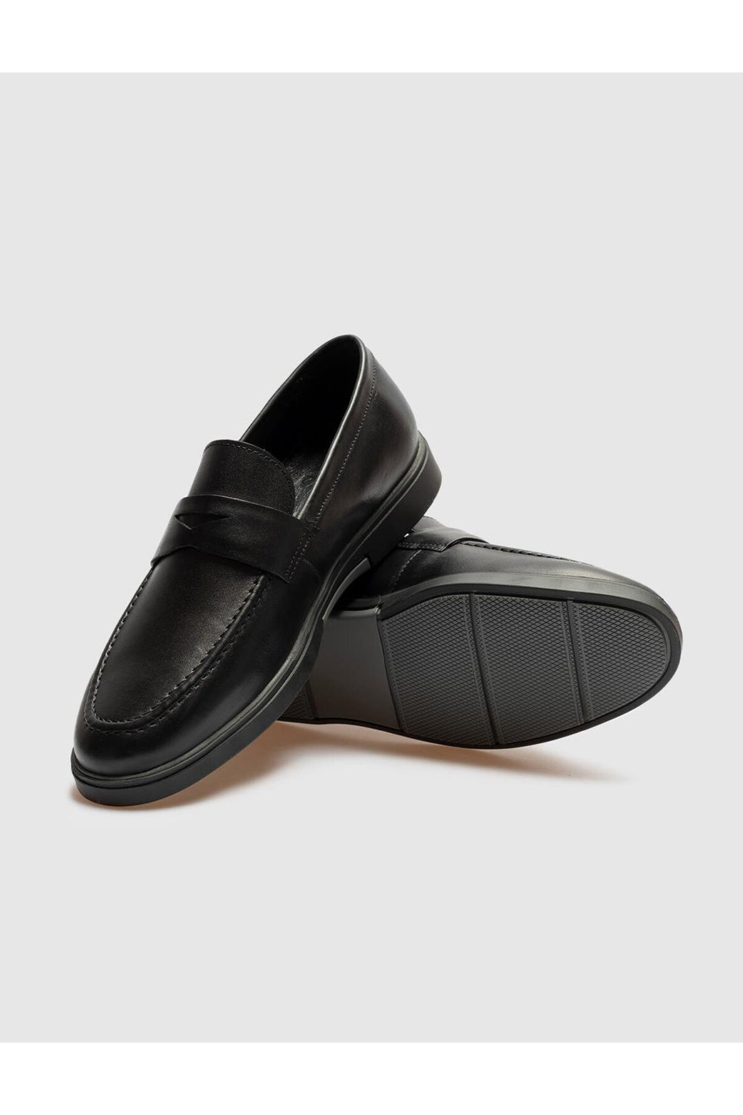 Cabani Shoes Chaussures de ville pour hommes en cuir véritable noires - Noir