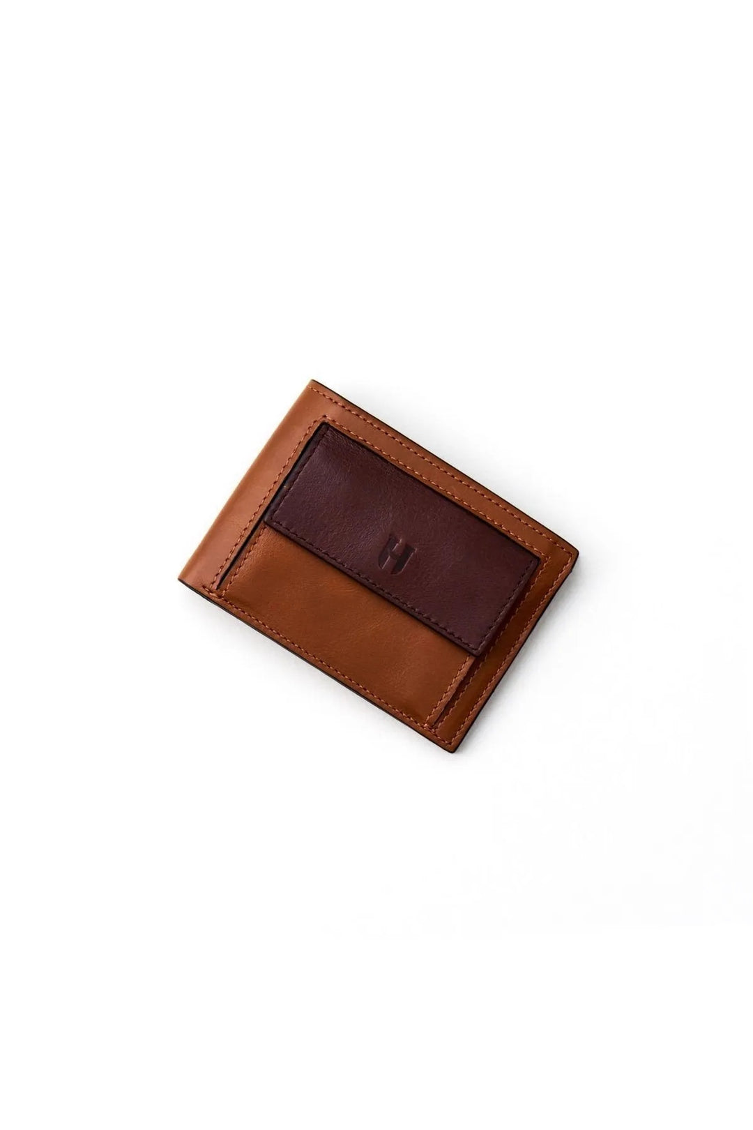 helmbrook Portefeuille en cuir véritable pour homme Design de poche Multi-Baie RFID Protégé Café Rigby Tan