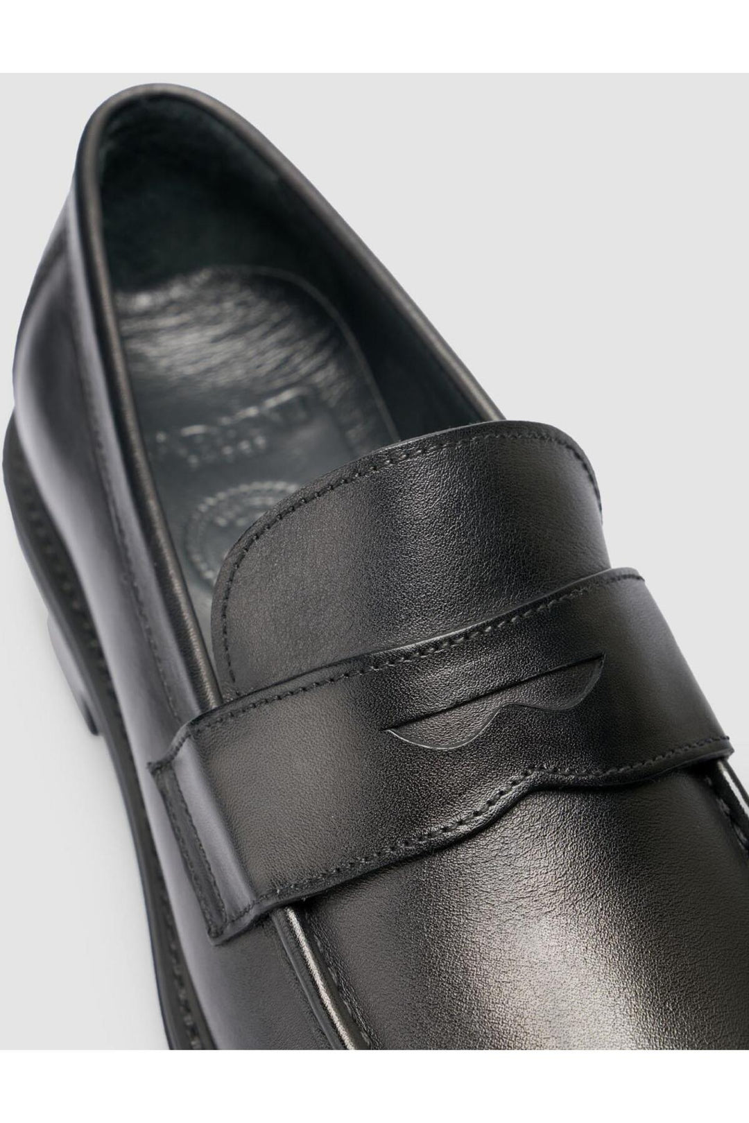 Cabani Shoes %100 Cuir véritable Noir Mocassins pour hommes - Noir