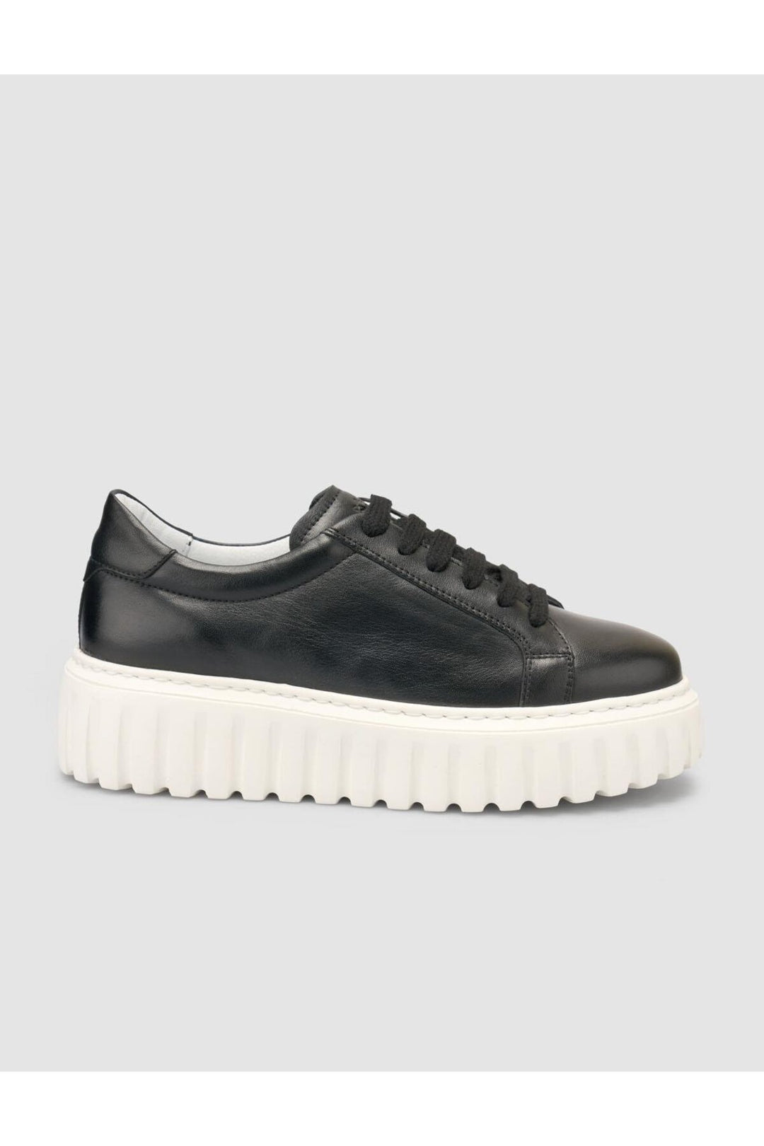 Cabani Shoes MonaMae 100% Cuir Véritable Baskets Femme Noires - Multicolore