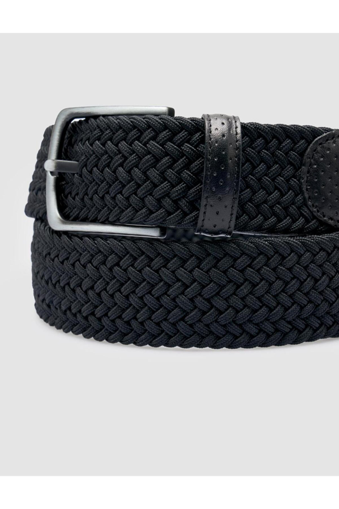 Cabani Shoes Ceinture en tricot noire pour homme - Noir