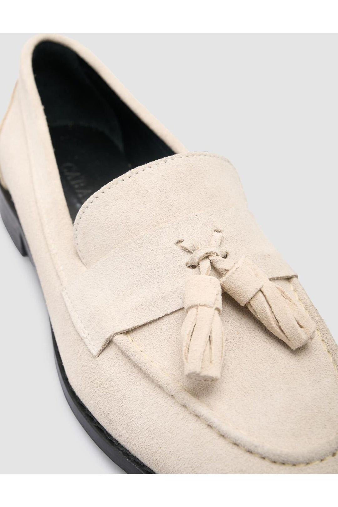 Cabani Shoes %100 Cuir véritable Mocassins en suède beige pour femmes - Beige