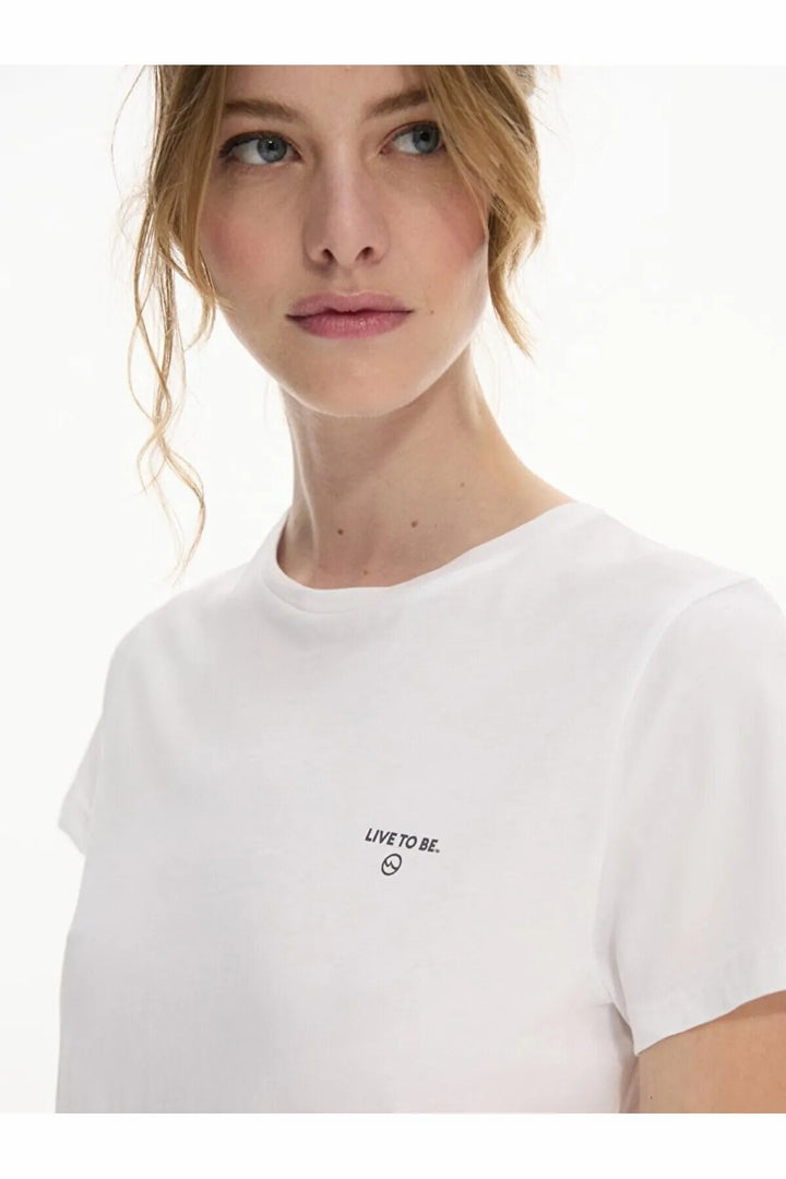 LTB T-shirt blanc Slım