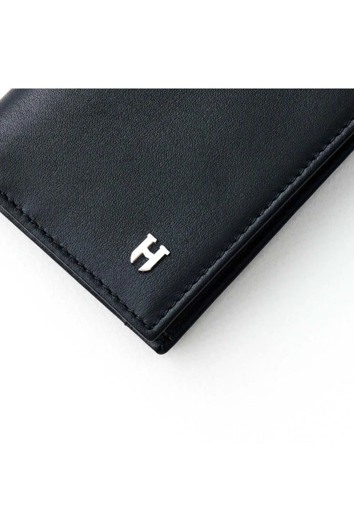 helmbrook Porte-cartes en cuir véritable pour homme Multi-Bay RFID Protégé Townsend Noir