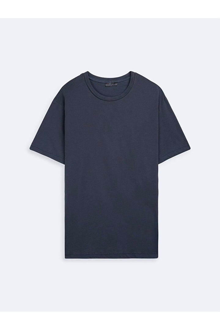 LTB T-shirt beige à manches courtes Zero Collar Press