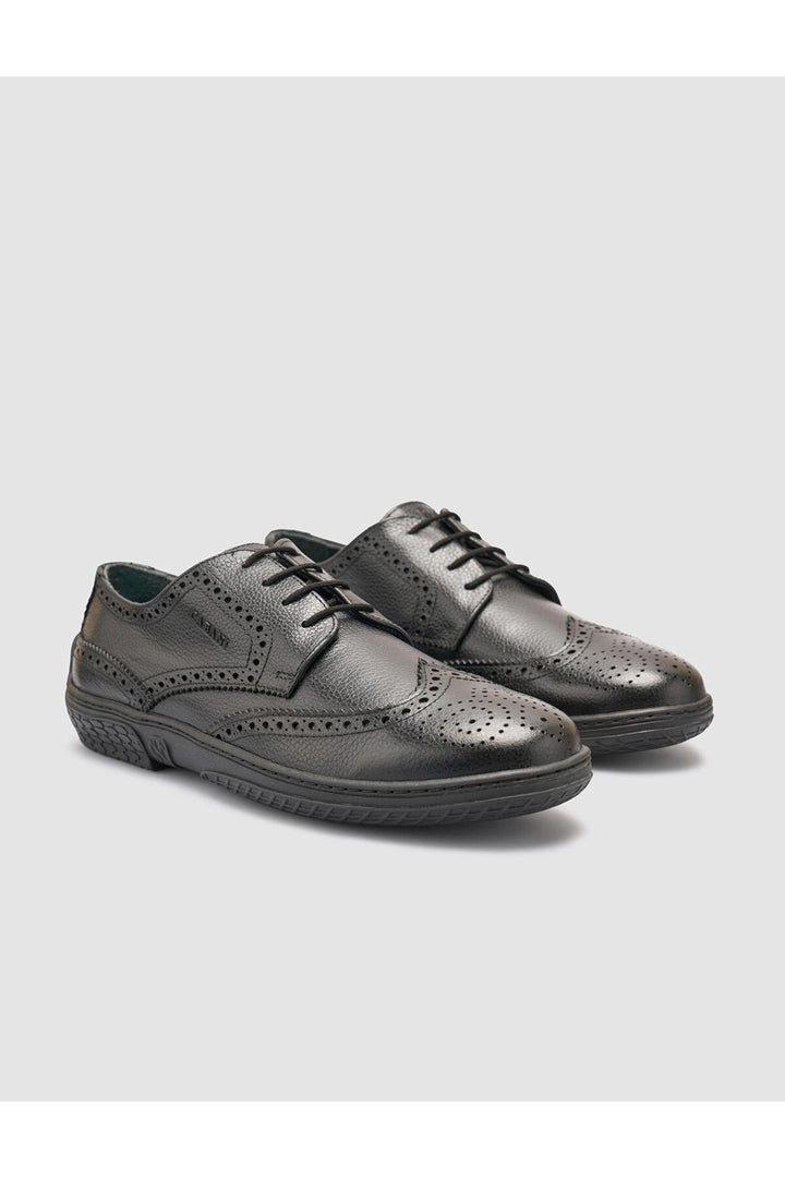 Cabani Shoes Chaussures de ville pour hommes en cuir véritable noir 100% - Multicolore