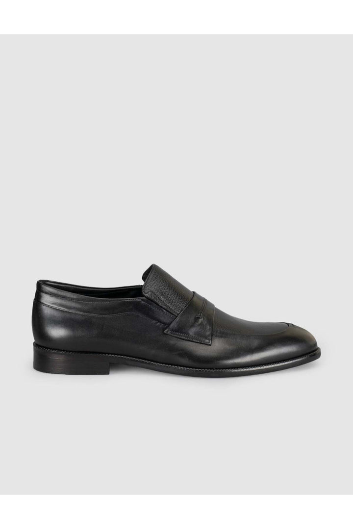 Cabani Shoes Chaussures classiques pour hommes en cuir noir premium - Multicolore