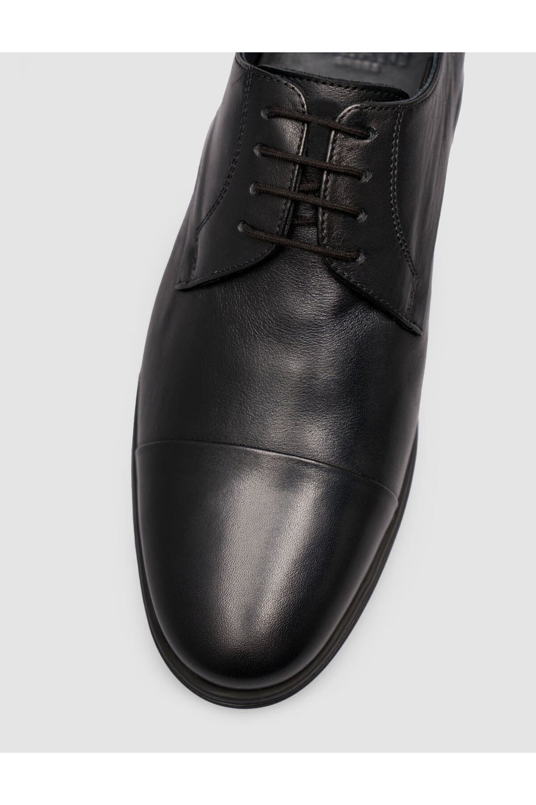 Cabani Shoes Chaussures classiques à lacets en cuir véritable de veau noir - Multicolore