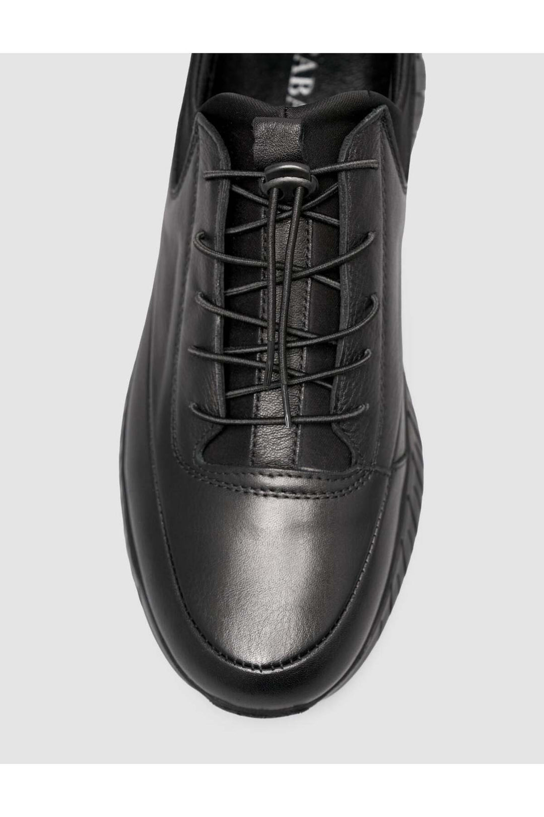 Cabani Shoes Chaussures confort en cuir véritable noires pour hommes - Noir