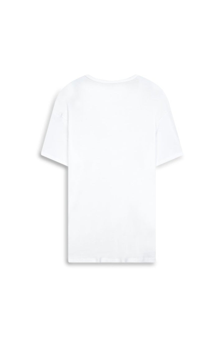 LTB T-shirt Basic Blanc Col V - Blanc