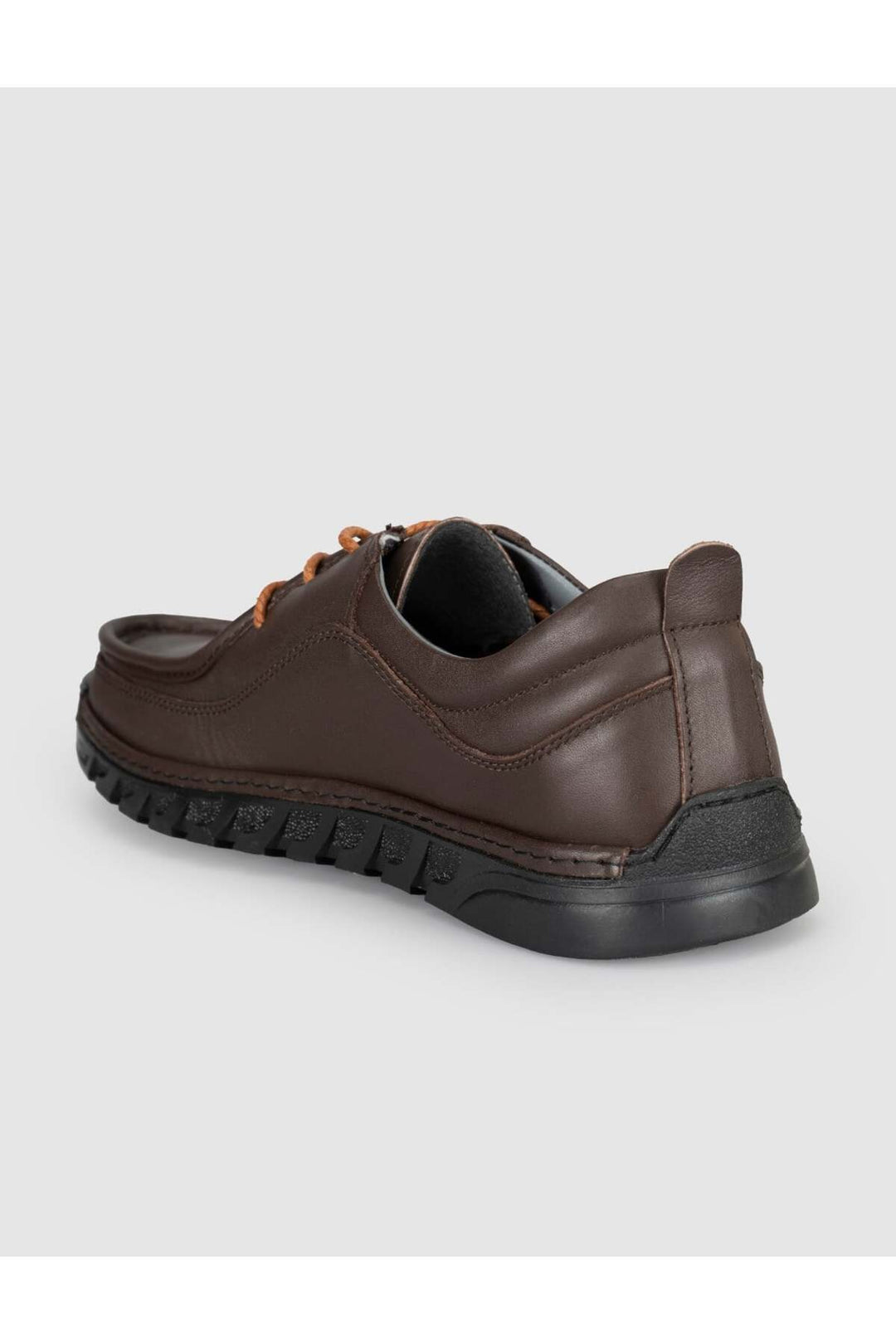 Cabani Shoes Chaussures de confort pour hommes en cuir véritable marron. - Marron