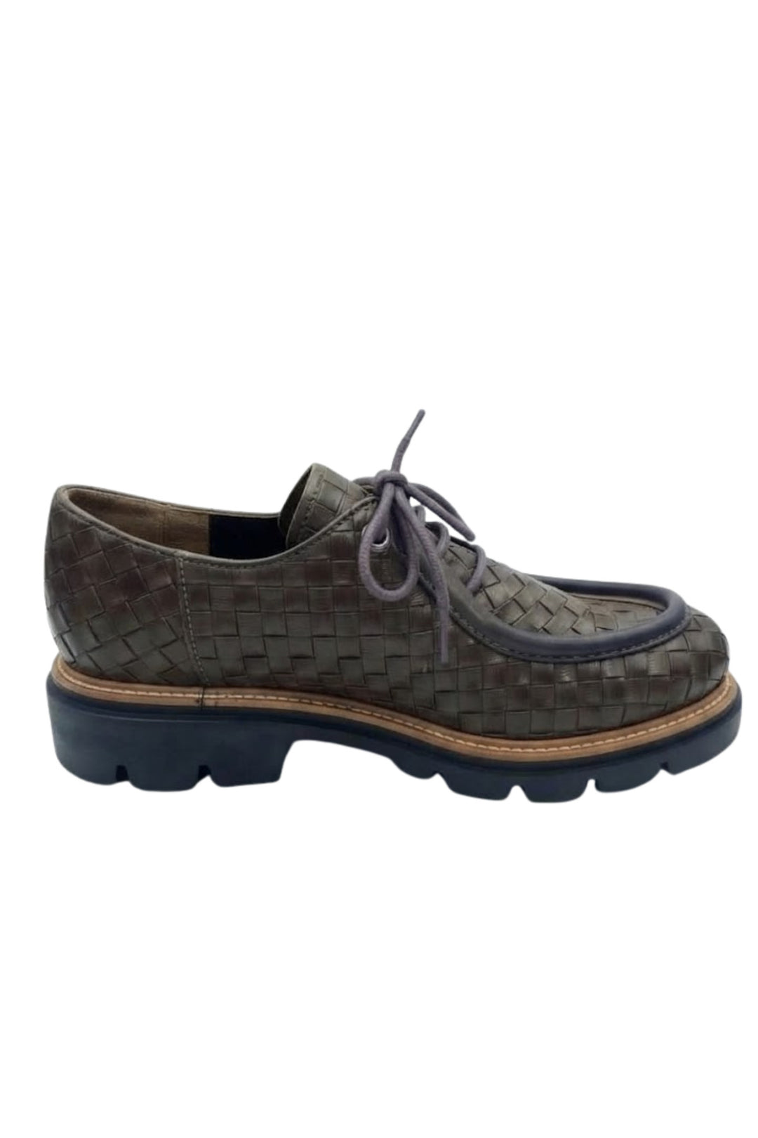 Wavelys Hara Marron Cuir Véritable Mocassins Anatomiques Élégants Femme avec Détails Tressés - Marron