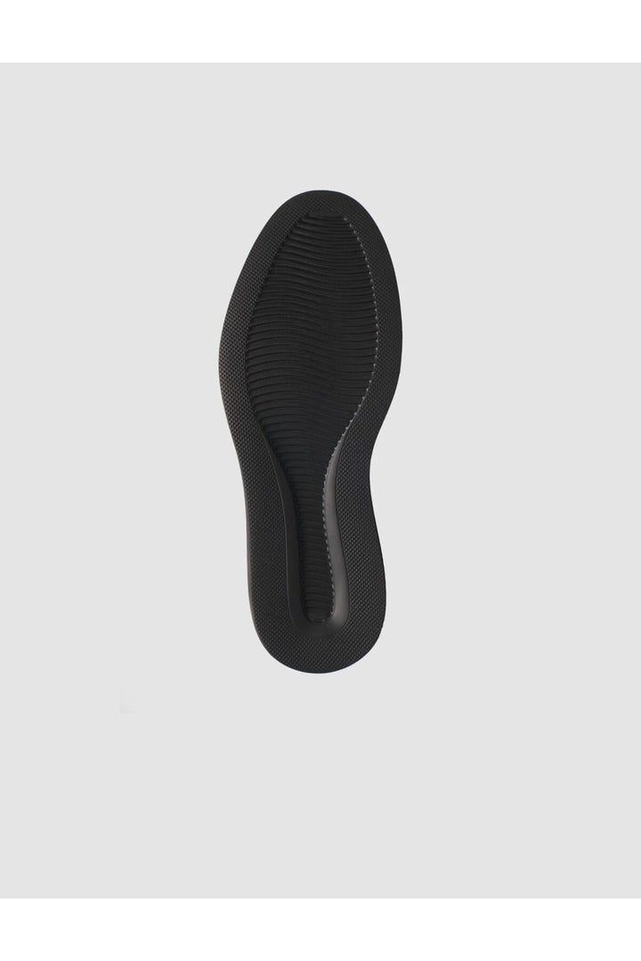 Cabani Shoes Chaussures de ville pour hommes en cuir véritable texturé noires à lacets Eva - Multicolore