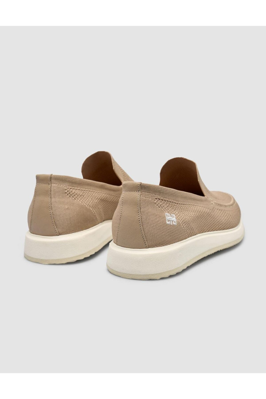 Cabani Shoes Chaussures décontractées pour hommes en tricot beige - Multicolore