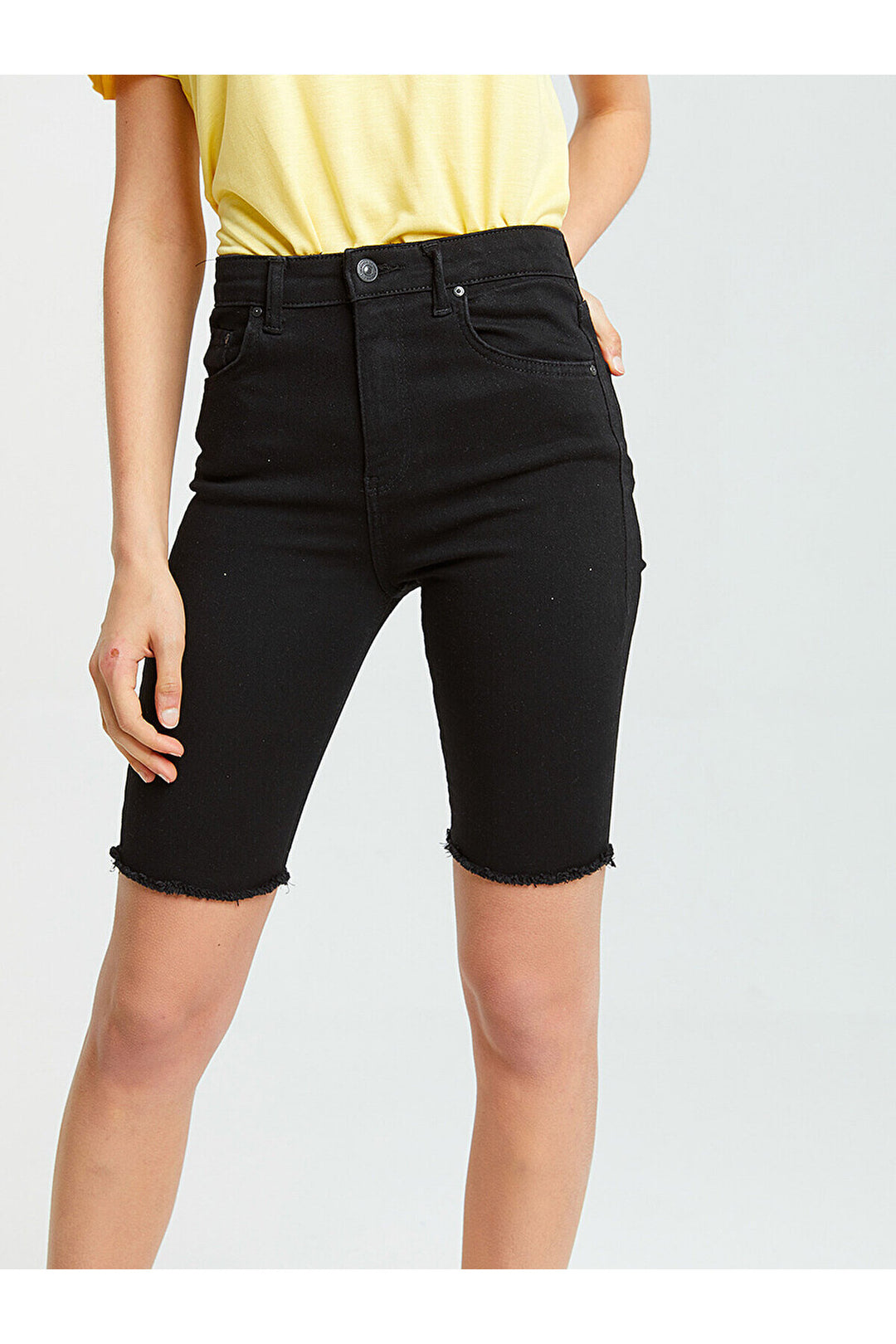 LTB Jean taille haute Galena Slim Fit Bermuda