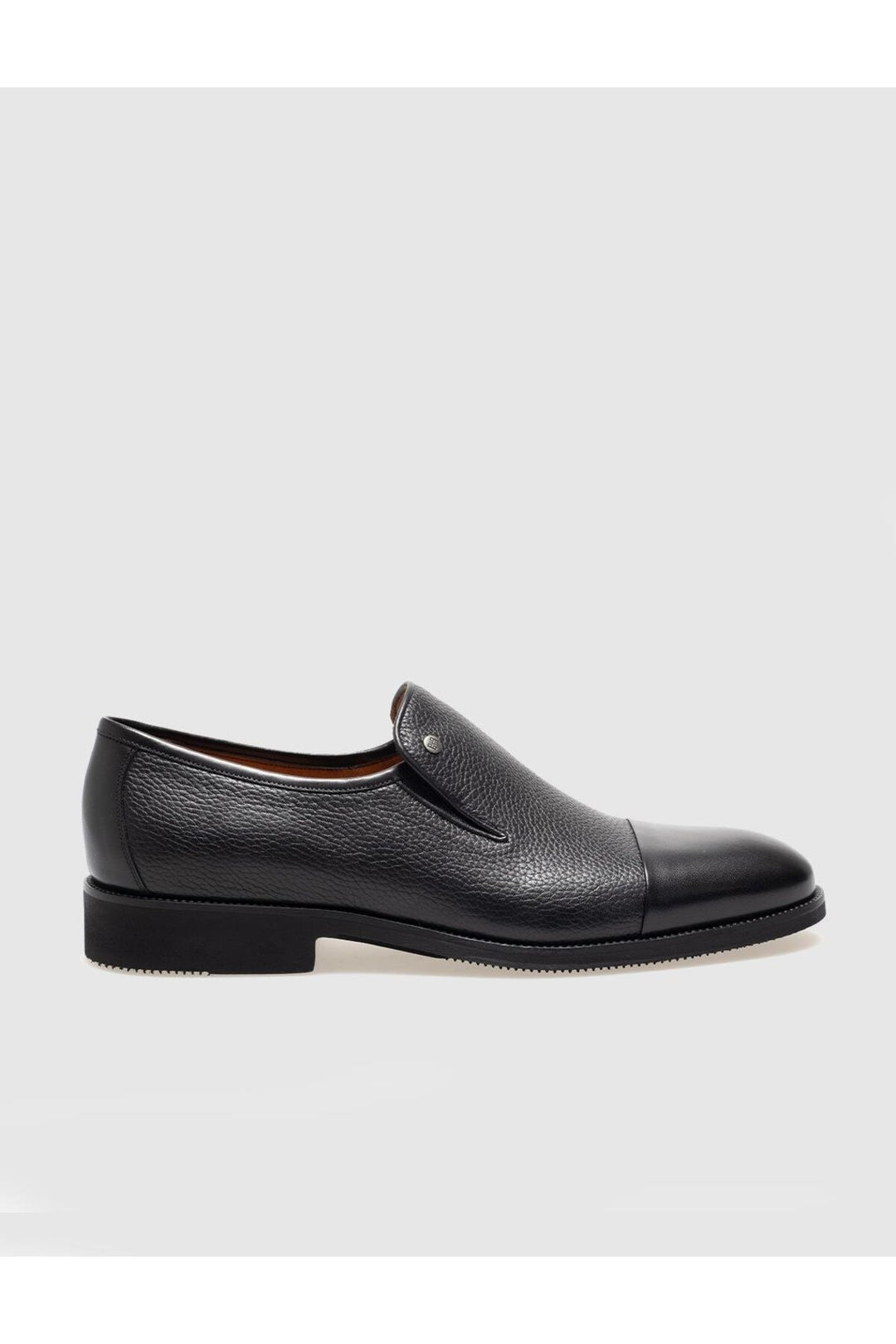 Cabani Shoes Chaussures classiques pour hommes en cuir véritable noires - Multicolore