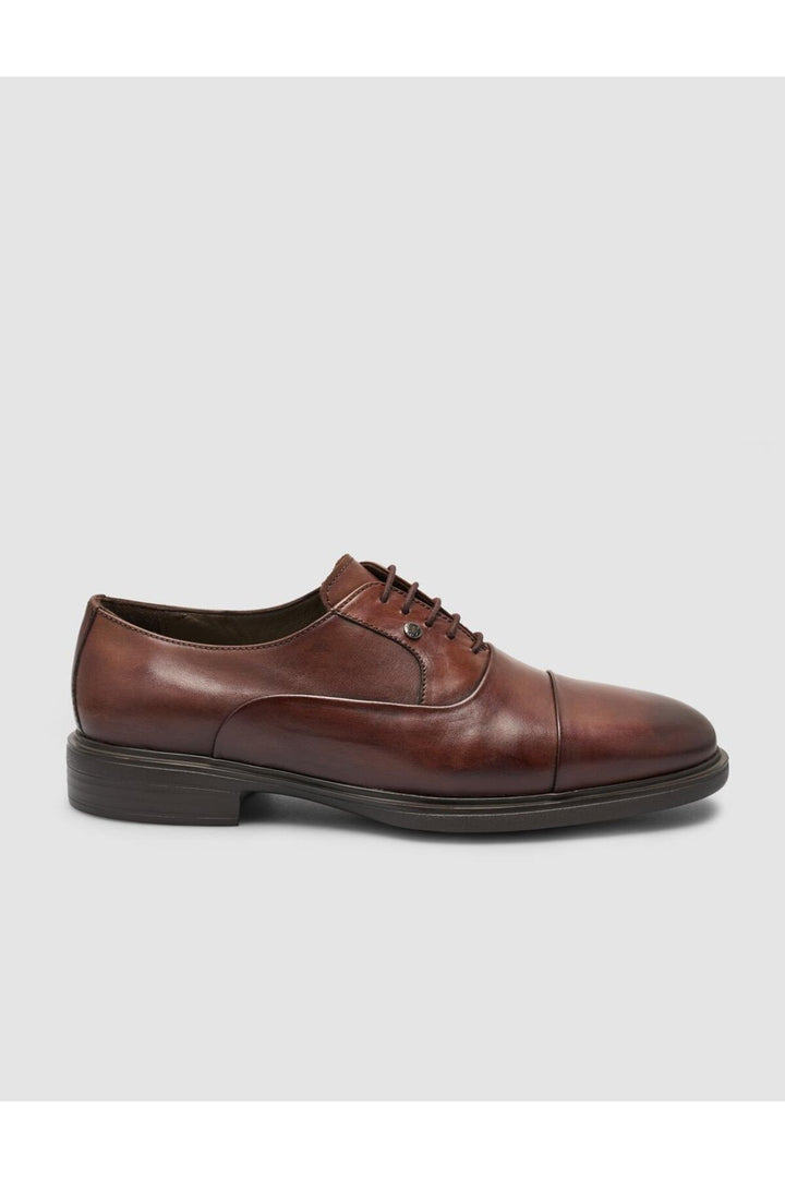 Cabani Shoes %100 Cuir véritable Chaussures classiques pour hommes Marron - Multicolore