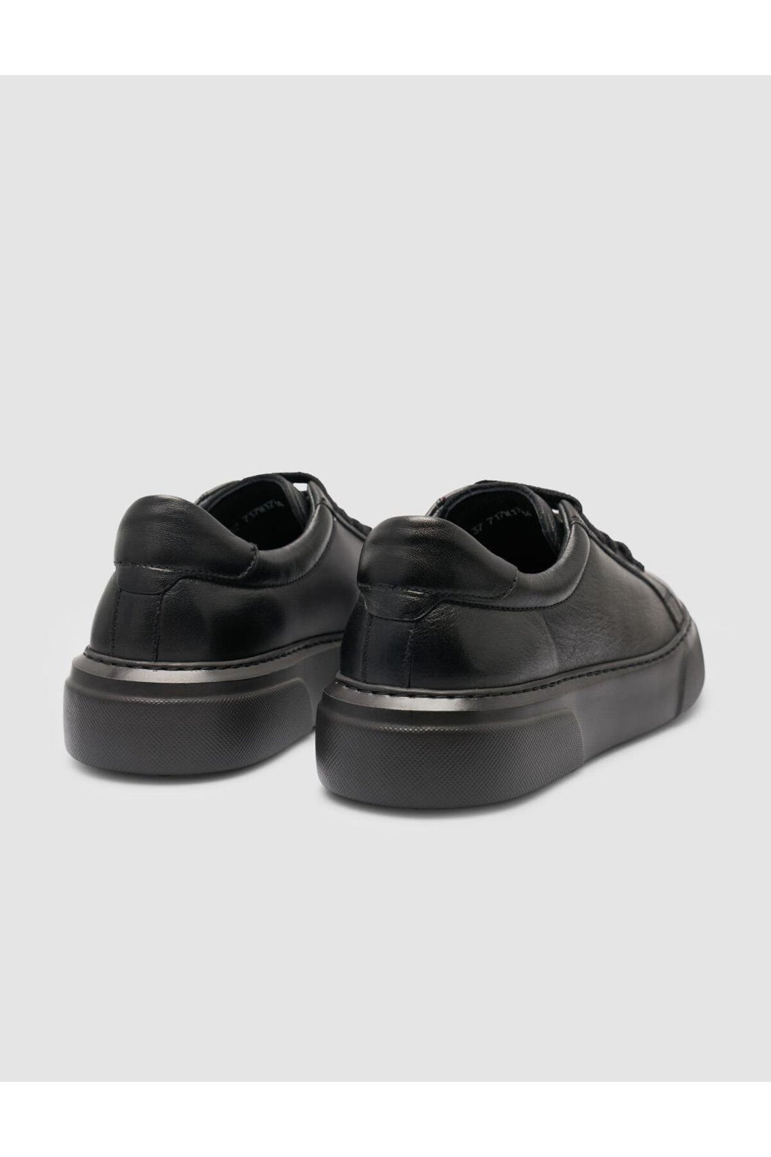Cabani Shoes MonaMae Baskets Femme en Cuir Véritable Noir 100% - Multicolore