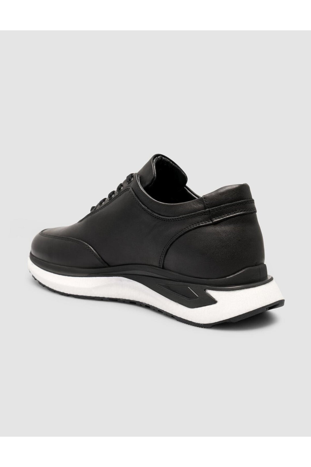 Cabani Shoes Chaussures de sport pour hommes noires avec détails de couture - Noir