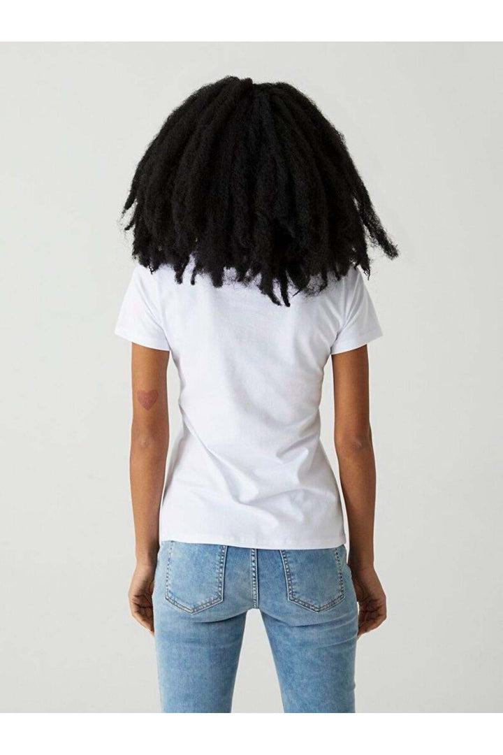 LTB T-shirt à manches courtes pour femme Ripado à col en V 12258016560033