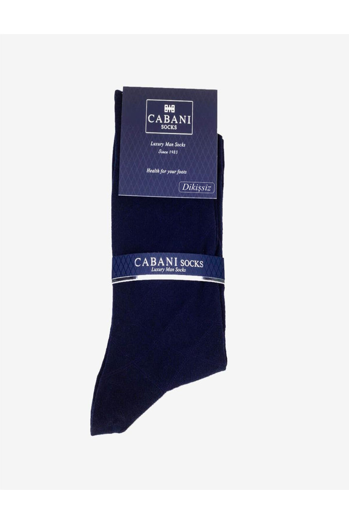Cabani Shoes Chaussettes en mercerisé bleu marine pour homme - Multicolore