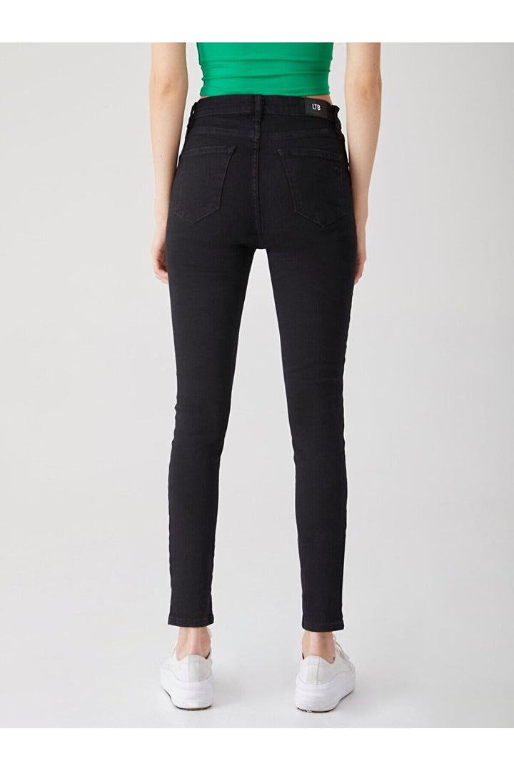 LTB Pantalon en jean à taille mi-haute Amy X