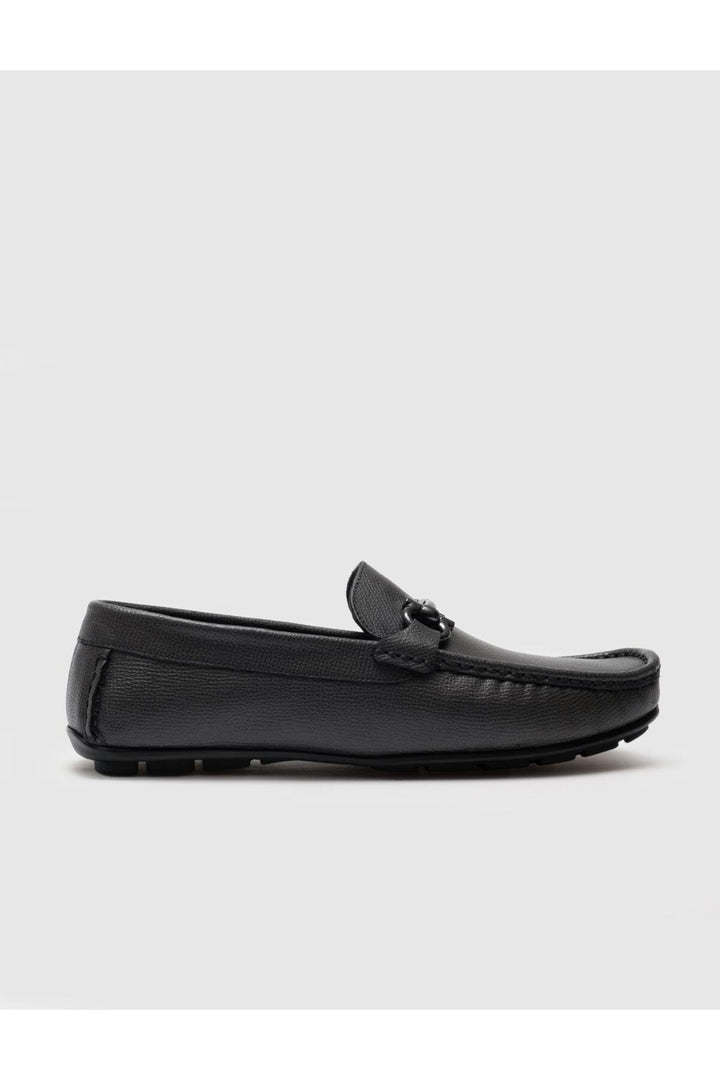 Cabani Shoes Loafer pour homme en cuir véritable gris - Gris