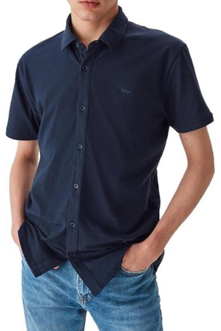 LTB Basıc Slim Fit T-shirt à manches courtes Bleu marine - Bleu marine_301