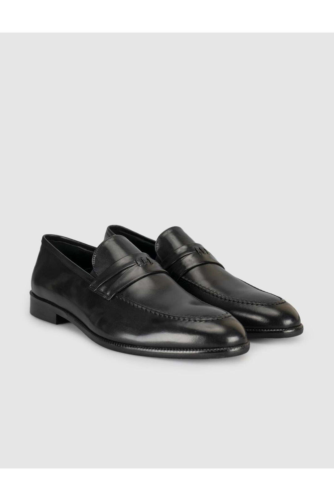 Cabani Shoes Chaussures classiques pour hommes en cuir noir premium - Multicolore