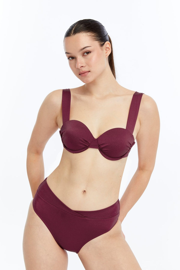 Lovely Things THERESA Bas de bikini - Bordeaux