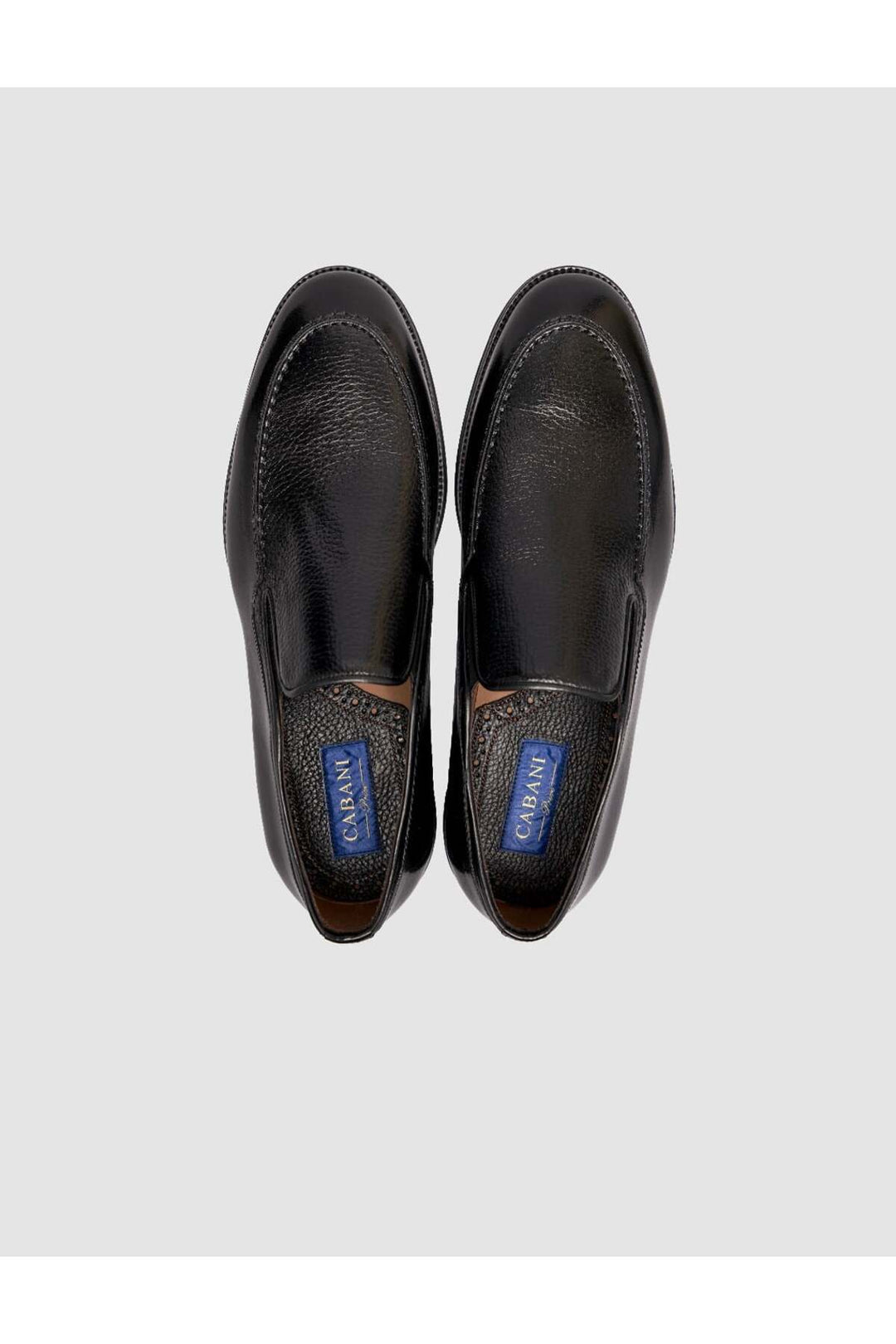 Cabani Shoes Chaussures classiques pour hommes en cuir véritable noir premium - Multicolore