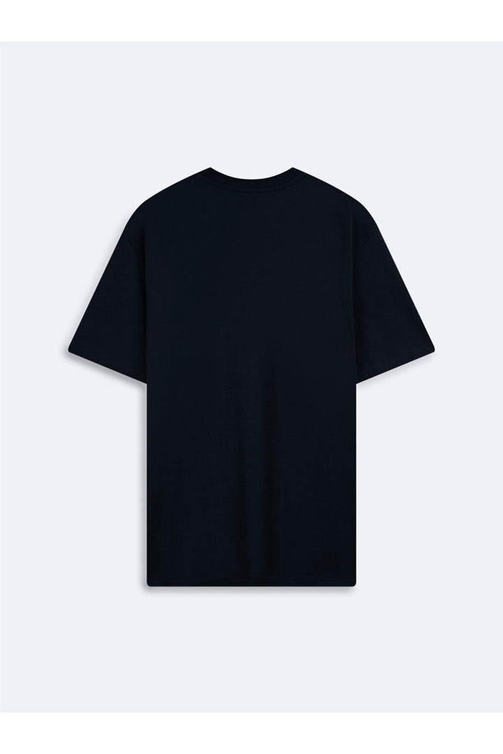 LTB T-shirt Relaxed Fit Bleu marine avec effet vintage - Bleu marine