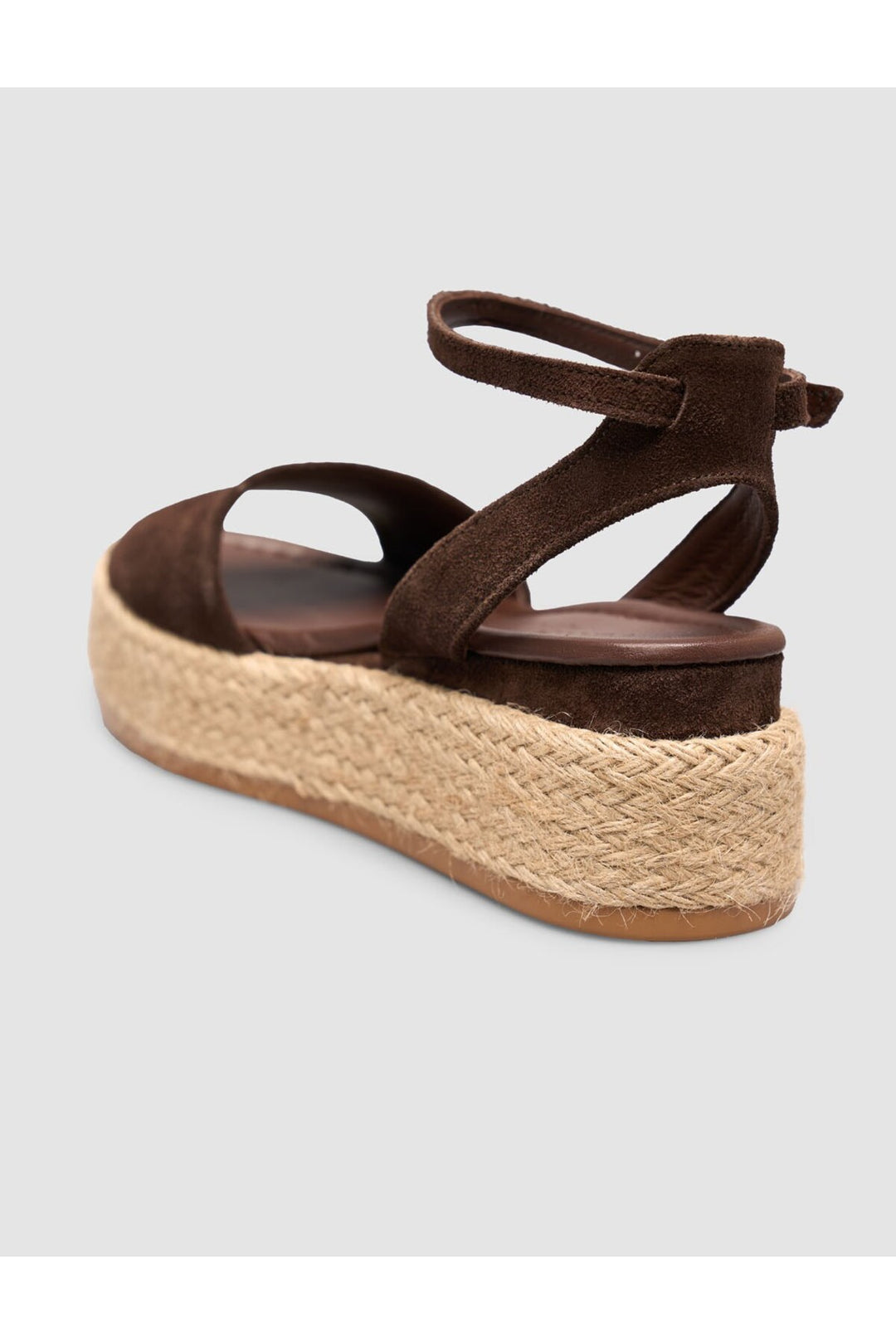 Cabani Shoes %100 Cuir véritable Sandales en suède pour femmes marron - Multicolore