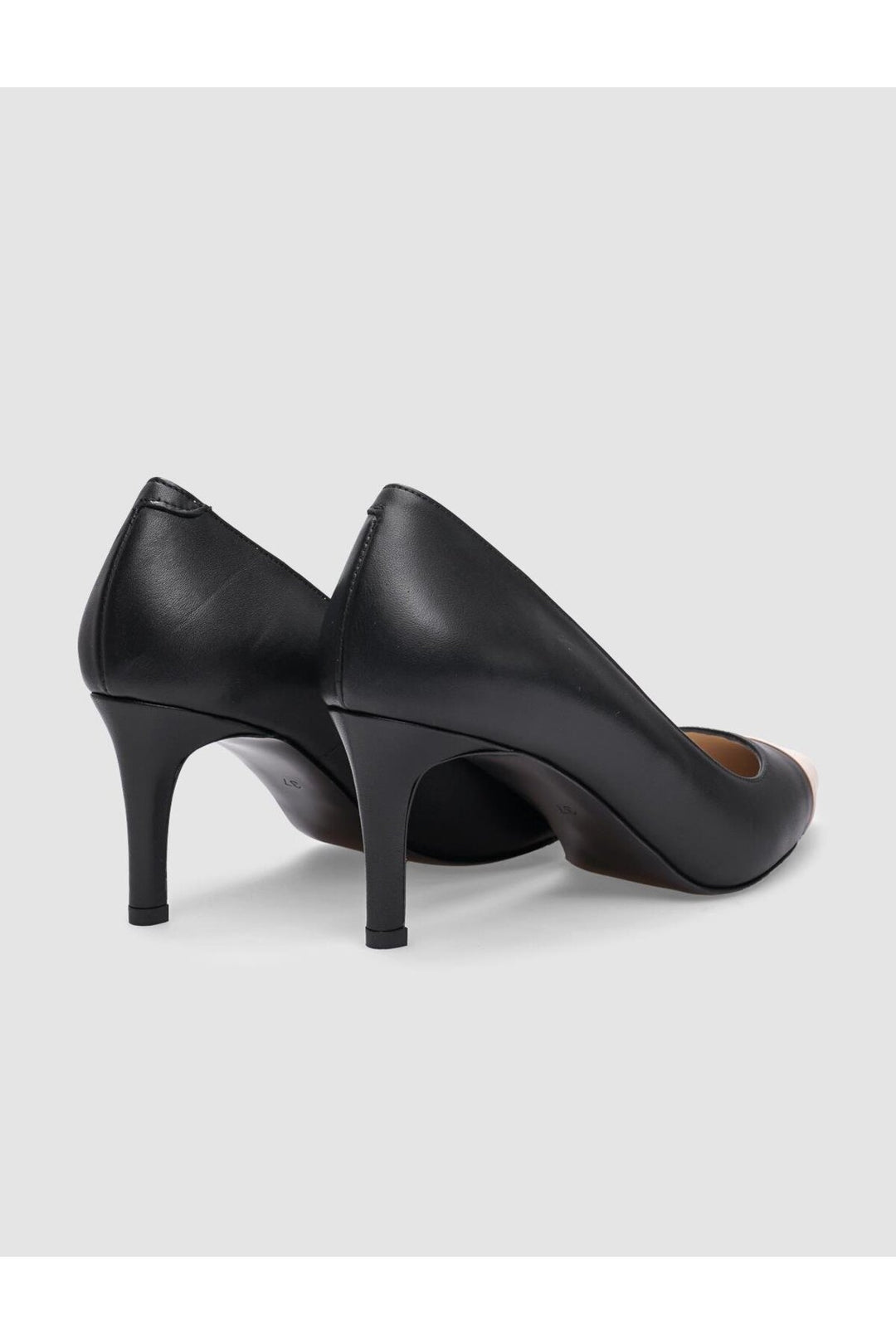 Cabani Shoes %100 Cuir véritable Talon aiguille femme Noir - Multicolore