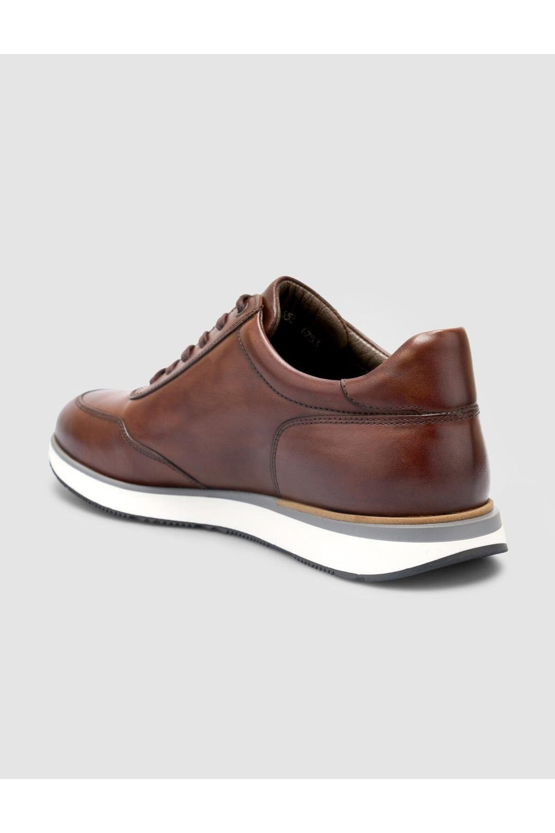 Cabani Shoes %100 Cuir Véritable Chaussures de Sport pour Hommes à Lacets Marron - Marron