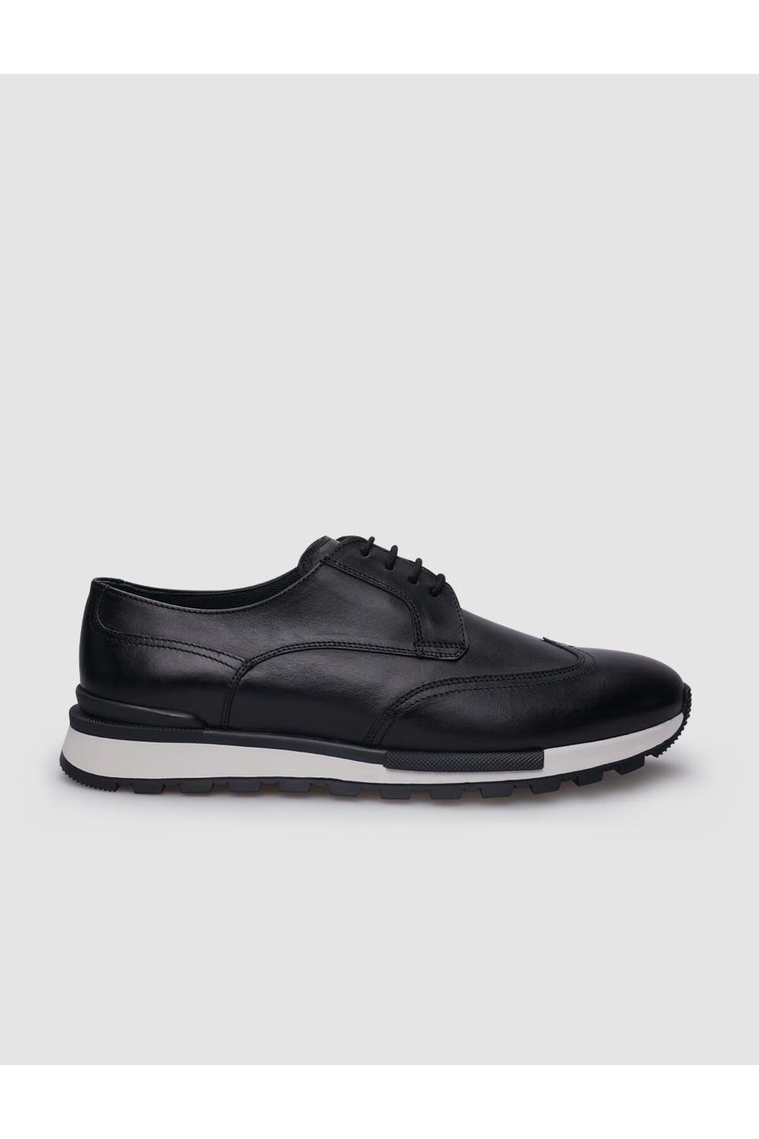 Cabani Shoes Chaussures de ville pour hommes en cuir véritable noir à lacets 100% - Multicolore