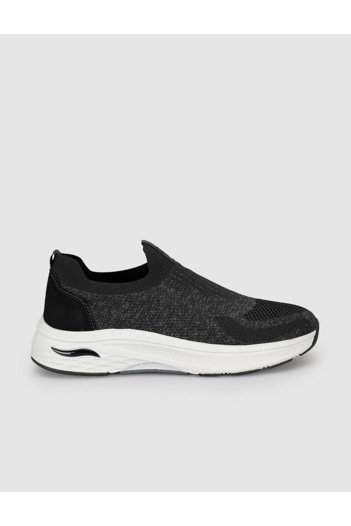 Cabani Shoes Sneaker homme en tricot noir - Multicolore