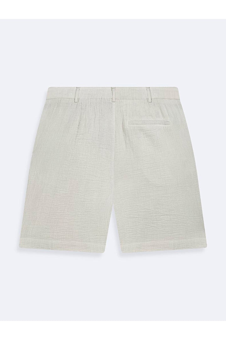 LTB Short Anthracite Taille Élastique Froncé - Gris