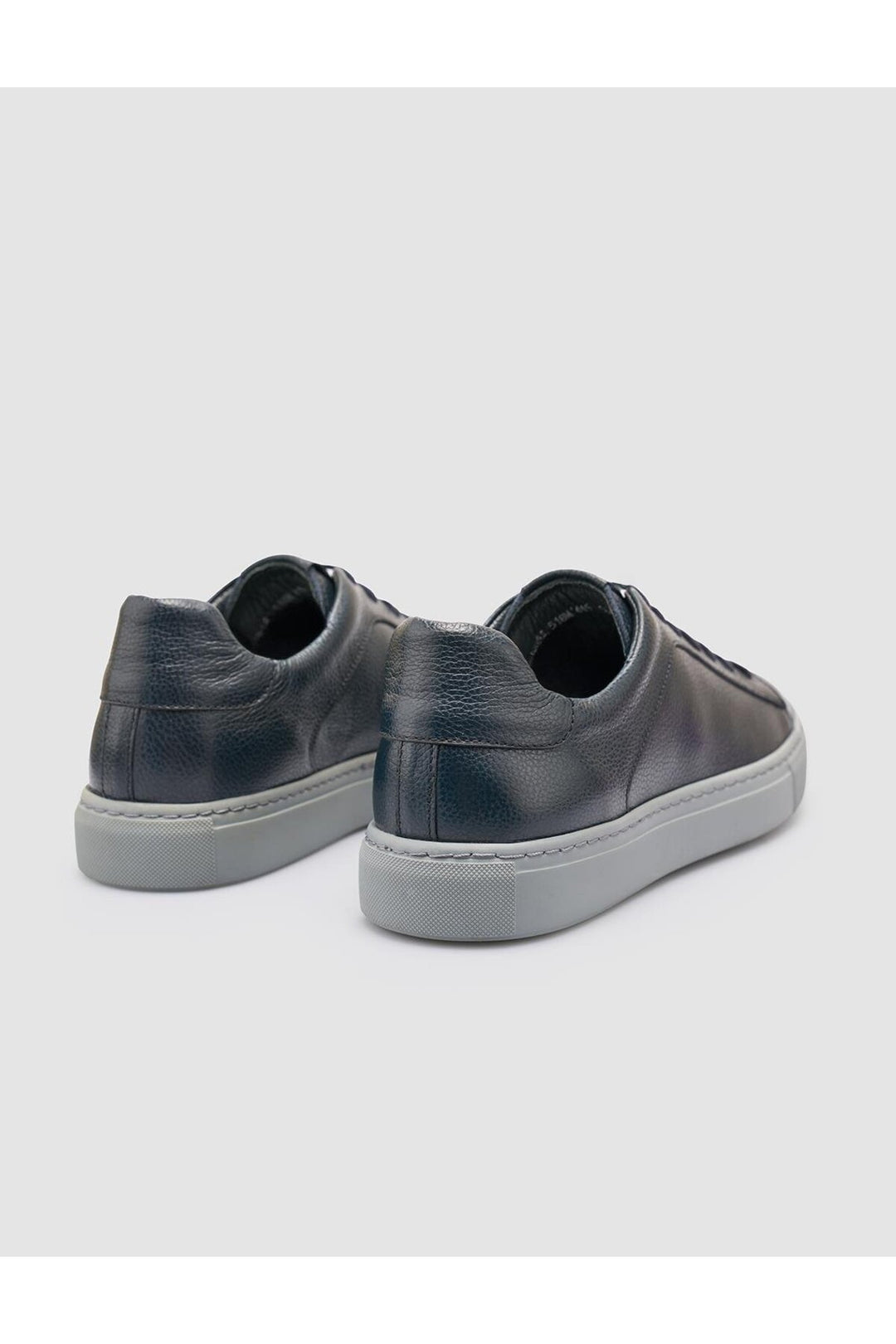 Cabani Shoes %100 Cuir véritable Bleu marine Chaussures de sport pour hommes - Bleu marine