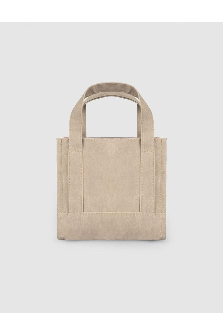 Cabani Shoes Sac en toile unisexe beige à main et épaule - Beige