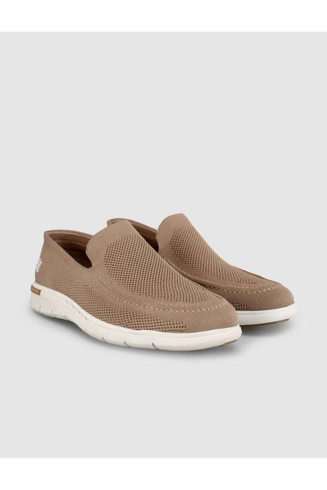 Cabani Shoes Chaussures décontractées pour hommes en tricot à semelle légère couleur vison - Vison