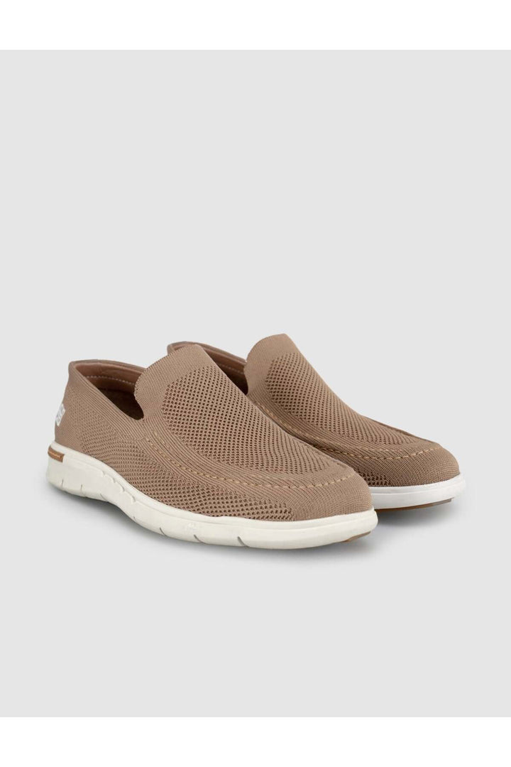 Cabani Shoes Chaussures décontractées pour hommes en tricot à semelle légère couleur vison - Vison