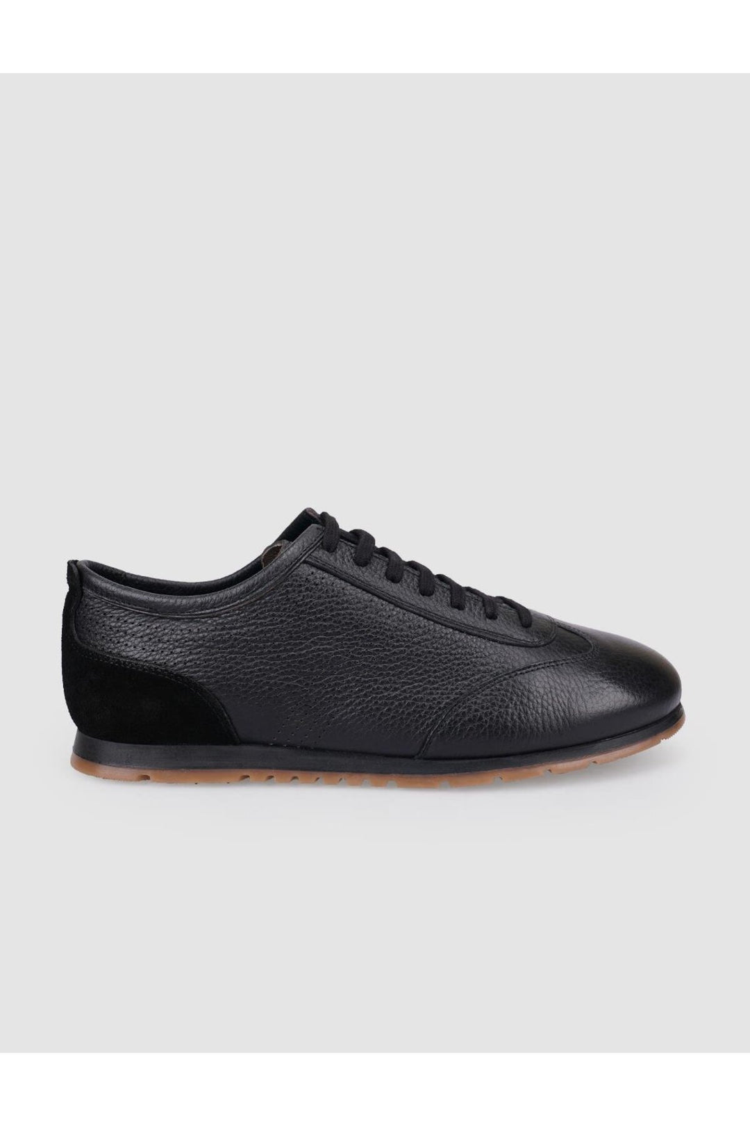 Cabani Shoes Chaussures de ville pour hommes en cuir véritable noir à lacets 100% - Multicolore