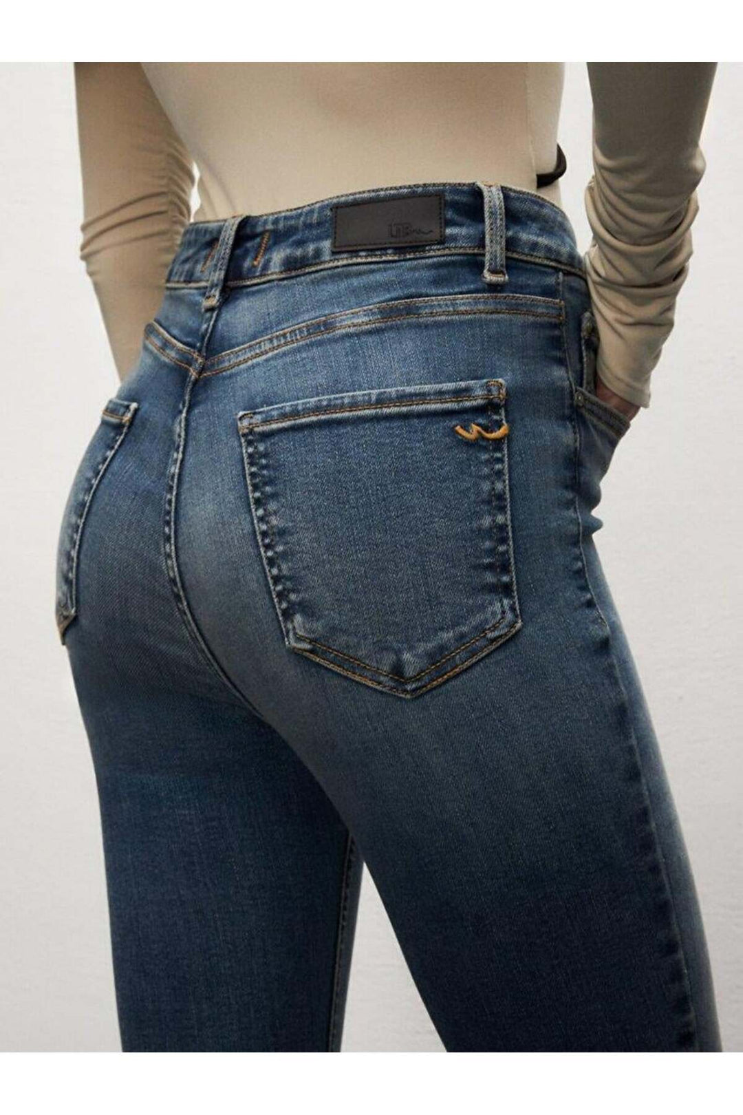 LTB Pantalon skinny Marcella X Hıgh Rıse - orta Bleu_55724