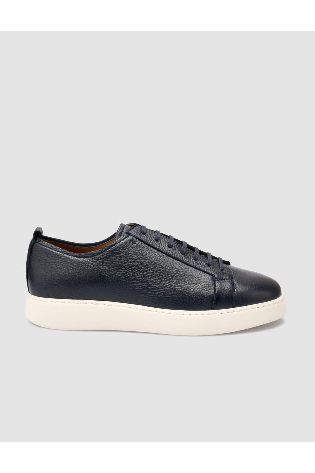 Cabani Shoes %100 Cuir véritable Bleu marine Chaussures de sport pour hommes - Bleu marine