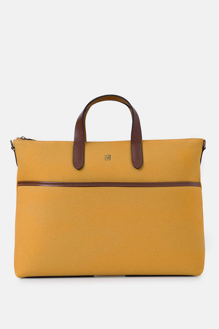 Helmbrook Sac pour ordinateur portable Brice en cuir véritable unisexe de 15,6po à compartiment unique