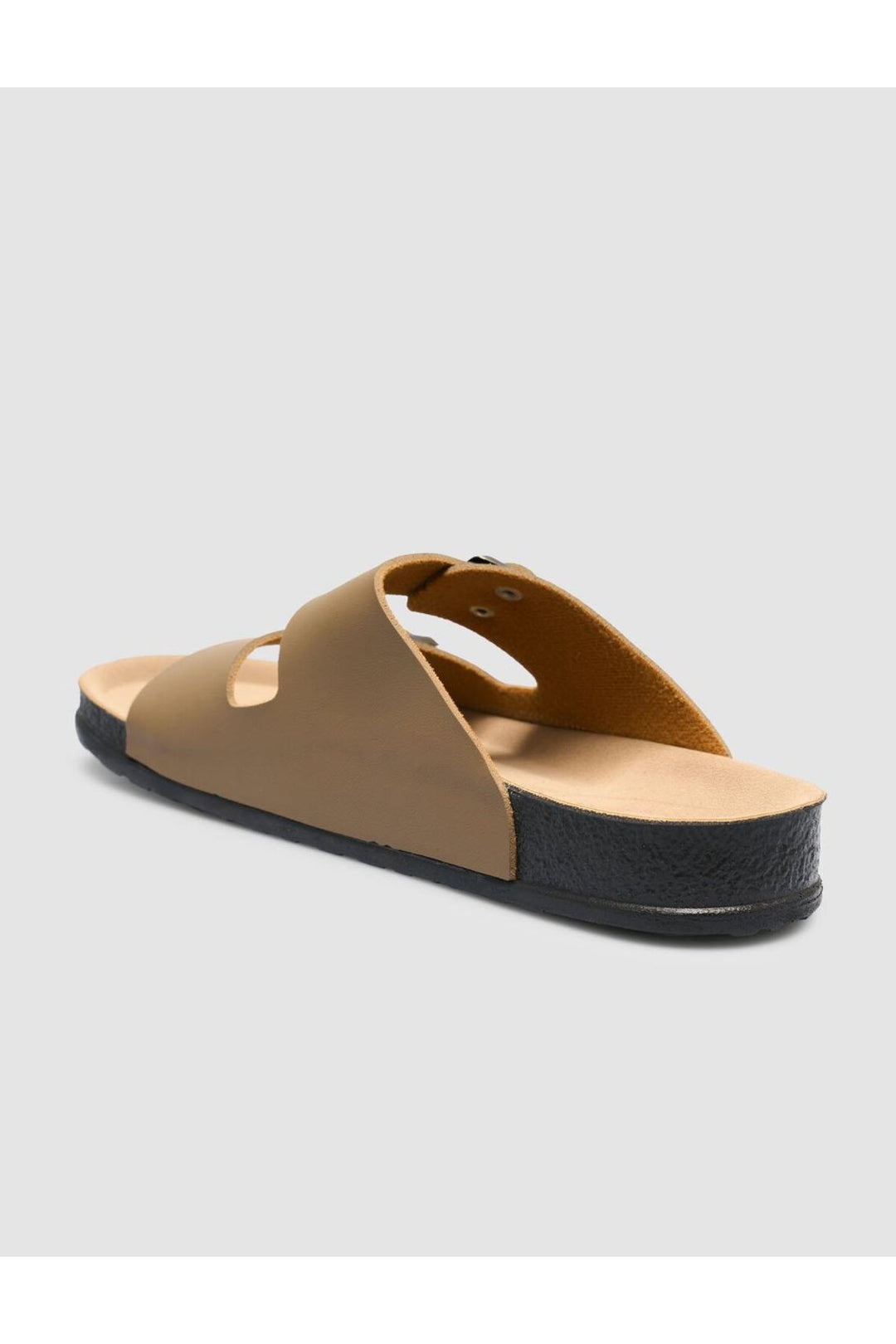 Cabani Shoes Sandale pour homme en vison avec détail de boucle - Vison